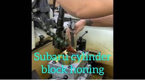 Cylinder block honing for SUBARU