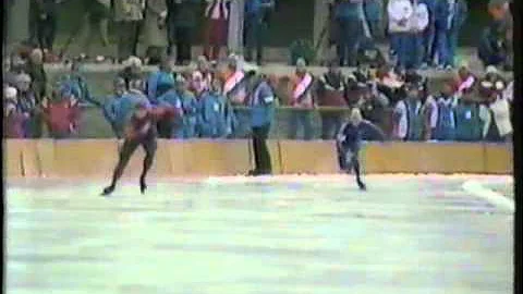 1984 Winter Olympics - Women's 1500 Meter Speed Sk...
