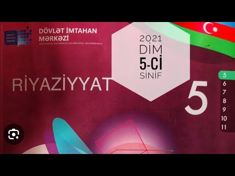 Birinci yarimil üzrə yekunlaşdırıcı test tapşırıqları D variantı qapalı 5-ci sinif riyaziyyat dim