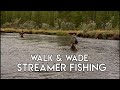 Walk & Wade Streamer Fishing for Trout | Madison River Montana