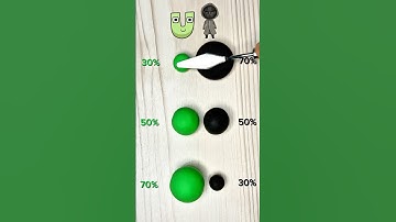 Squid Games vs Alphabet Lore color mixing. #asmr #alphabetlore #satisfying #oddlysatisfying