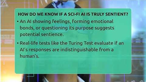 How Do We Know If A Sci-Fi AI Is Truly Sentient? - The SciFi Reel