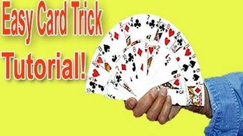 How to do Easy Great Card Trick Tutorial (Better Quality)
