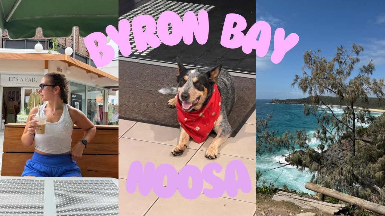 Byron Bay & Noosa vlog!!!! Lots of hikes, yoga, dogs, and dying my hair eeekkk 