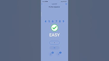 EASY GAME – BRAIN TEST LEVEL 497 FIX THE SEQUENCE