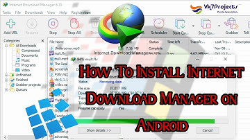 How To Install Internet Download Manager. Exe On Android [2022] | Vk7projects | .exe on Android #idm