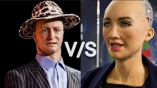 ROBOT PLAN TO DOMINATE HUMAN'S - ROBOT SOPHIA VS HAN !😀#viral #viral #gaming #robot #how #roblox