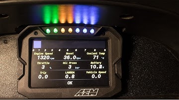 AEM CD5 Dash Programming With Ecumaster ECU (RB20 240sx)