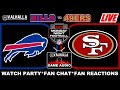 NFL Buffalo Bills VS San Francisco 49ers Monday Night Football LIVE Stream Game Audio Scoreboard