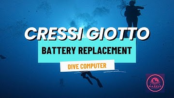 Cressi Giotto Dive Computer - Battery Replacement