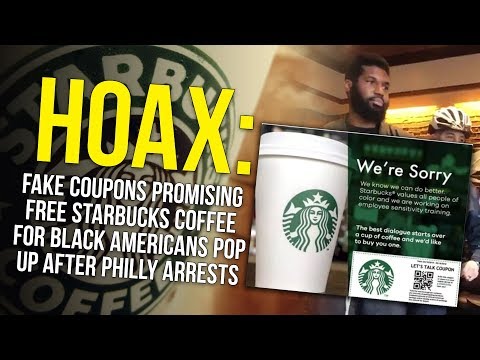 HOAX: Fake Coupons Promising Free Starbucks Coffee For Black Americans Pop Up After Philly Arrests
