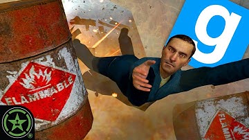 The Running of the Barrels - Gmod: Exploding Barrels (GmAug)