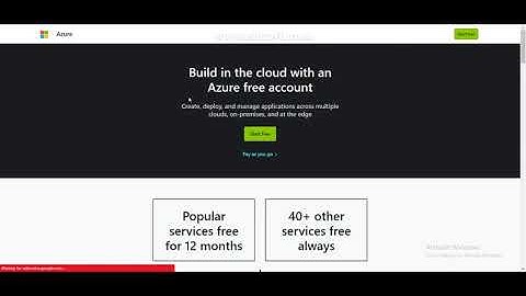 Creating A Microsoft Azure Account and A Support ticket