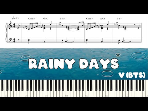 Rainy Days – BTS V Sheet music for Piano (Solo)