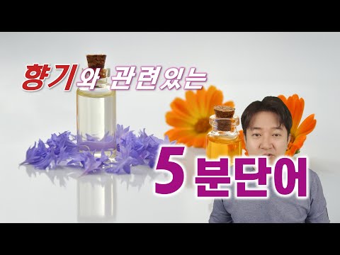 기적의 5분 영단어 (34편) - 좋은 향기는 scent, 나쁜 냄새는 odor?