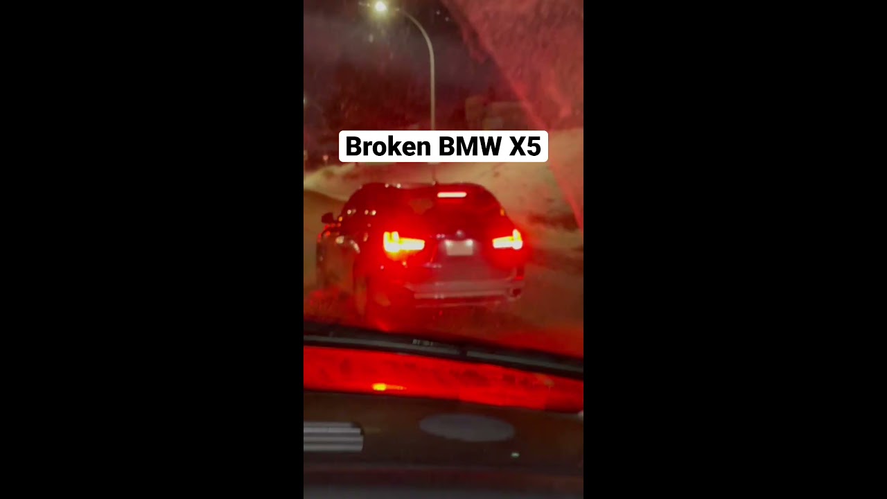 Broken BMW X5 Air Ride Failure 