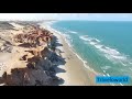 Drone views of beautiful beaches