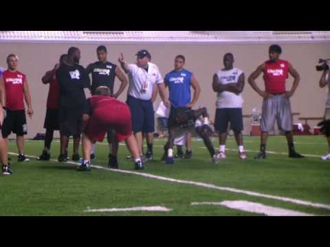 Leon McQuay III. Rivals 100 Top Prospect Camp@ OU 1on1"s 7/25/09 day 1