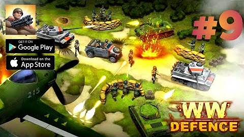 WWII Defense: RTS Army TD game || Android Defense Offline Gamplay || Level 9 || #games #androidgames