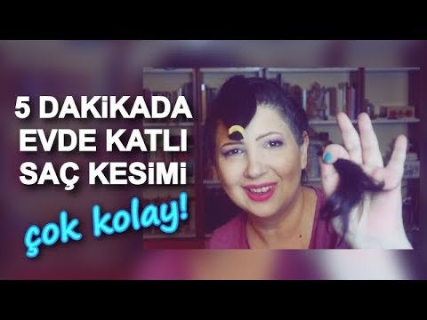 Evde Kolay Katlı Saç Kesimi