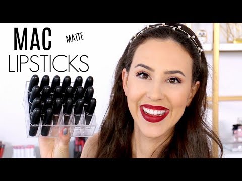 Lip Swatches of My Entire MAC Lipstick Collection | Best MAC Lipsticks (MAC Nudes + MAC Pinks) FIND . 