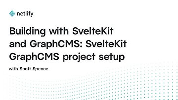 Building with SvelteKit and GraphCMS: SvelteKit GraphCMS project setup