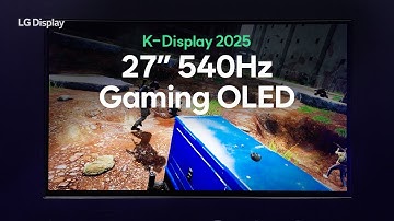[K-Display 2025] 27" 540Hz Gaming OLED