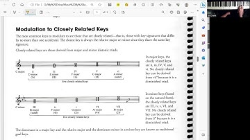 Unit 12: Applied Dominant Chords and Modulation, Part 5 (RCM Level 9 Harmony Tutorial)