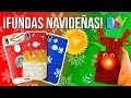 ¡¡FUNDAS DIY de NAVIDAD para tu CELULAR!! 📱MANUALIDADES navideñas caseras para tu MÓVIL 🎄