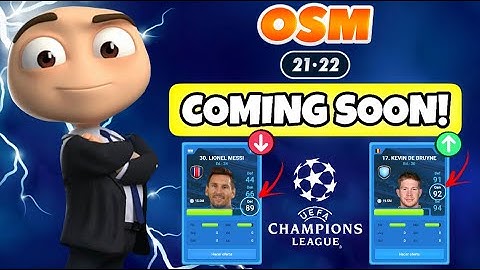 UPCOMINGS ONLINE SOCCER MANAGER UPDATES! | NEW TRANSFERS, OVERALLS, POSITIONS, CHAMPIONS LEAGUE....