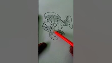 How to sketch fish 🐠 arts tips #pencil #art #easy #tips #drawing #youtube #viral #shorts