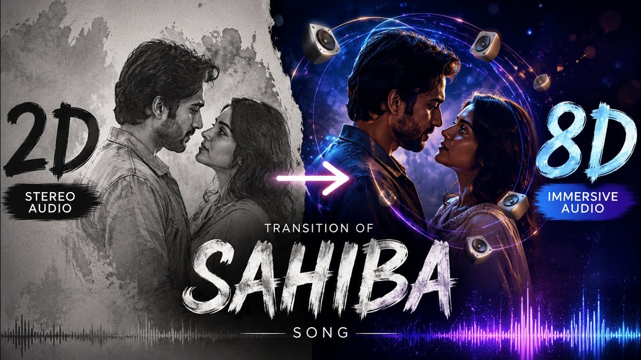 Sahiba 8D Audio (Immersive Audio)