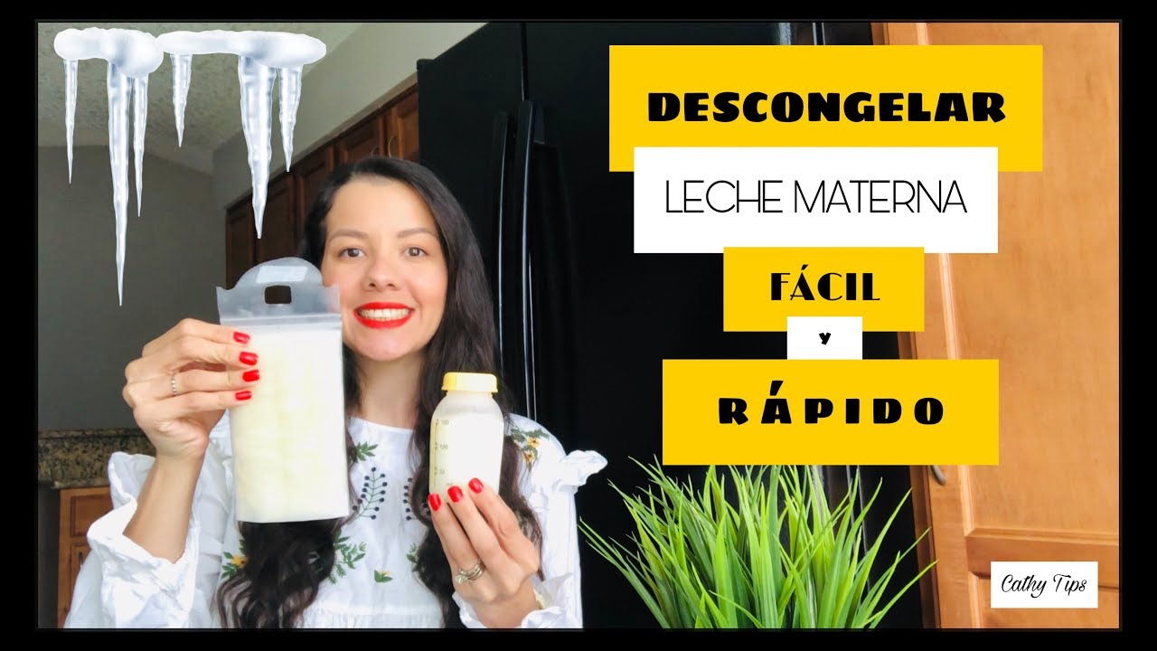 Descongelar leche materna