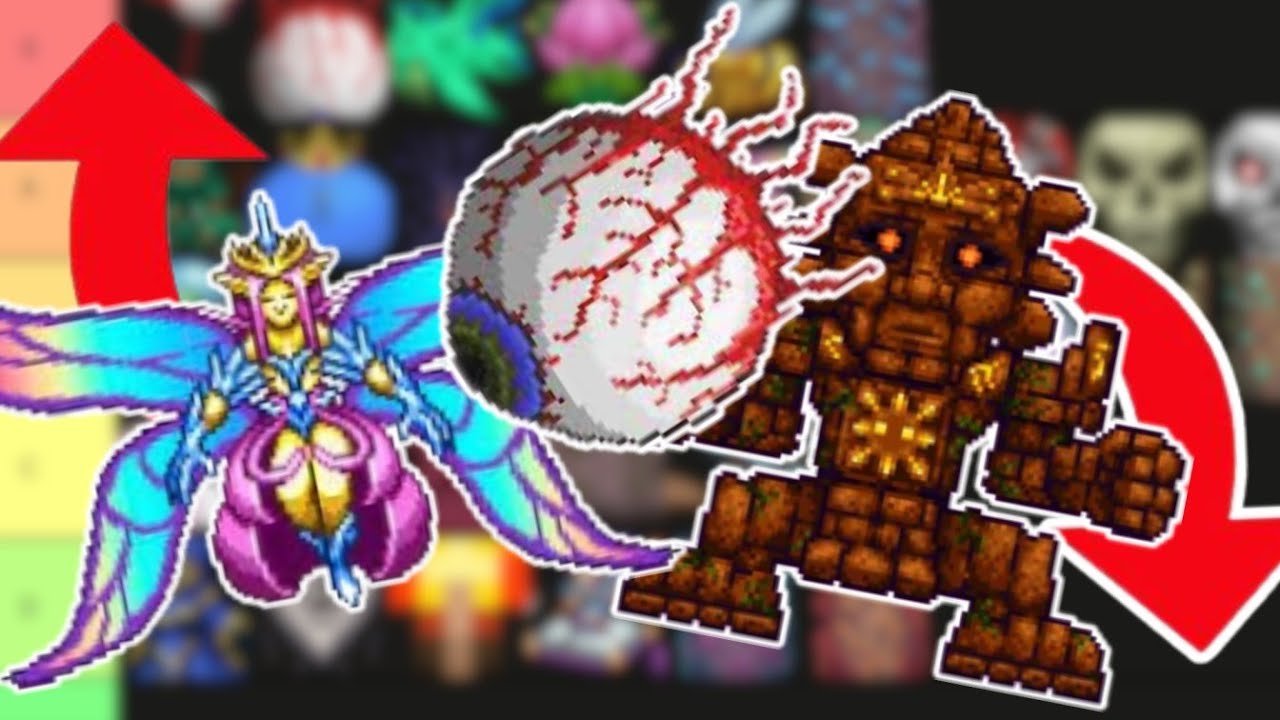 Here's my Terraria Boss Tier list! Lmk what you think in the comments! I'm  doing a QnA at 50 subs - Here's my Terraria Boss Tier list! Lmk what you  think in