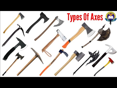 Types Of Axes || Axe Name || Axes Name In English With Picture || Easy ...