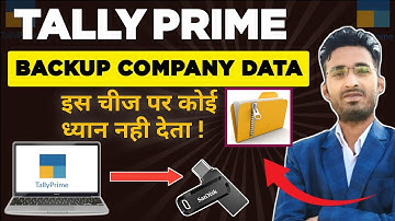Backup Company In Tally Prime | Tally Data Ko Zip File Kaise Banaye