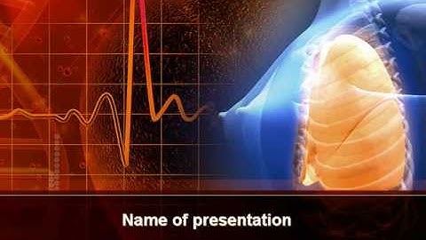 Feminine Lungs and Breast PowerPoint Template by PoweredTemplate.com