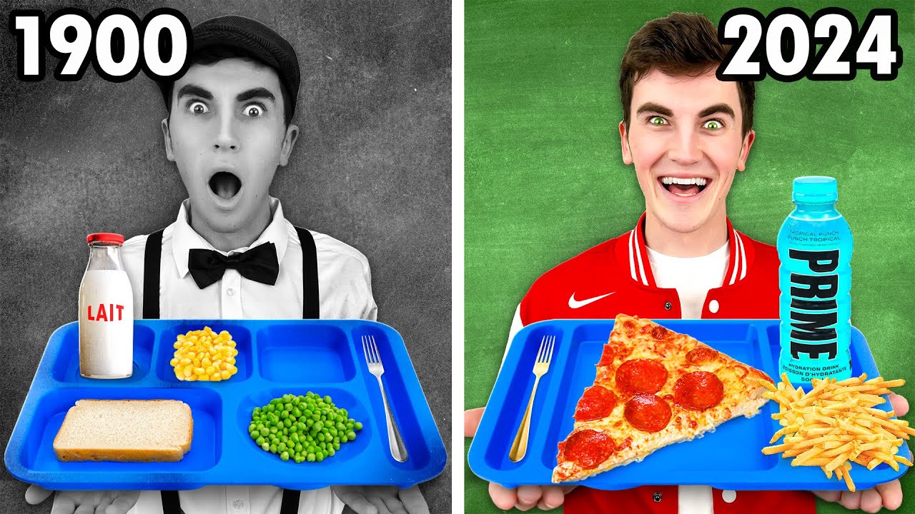 J'ai Mangé 100 ANNÉES De Repas D'ÉCOLE