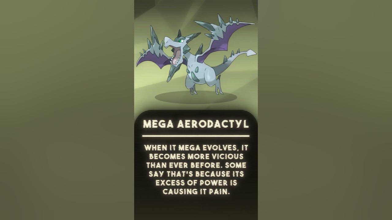 Pokemon 8142 Mega Aerodactyl Pokedex: Evolution, Moves, Location