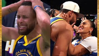 Steph Cries In Emotional Breakdown & Warriors Celebrate after Winning 2022 NBA Finals 🏆