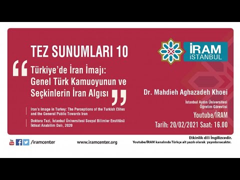 Türkiye’de İran İmajı: Genel Türk Kamuoyunun ve Seçkinlerin İran Algısı