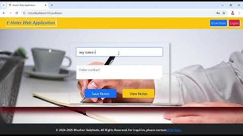 "Full-Stack E-Notes Web App Demo | Spring Boot, Angular 17, MySQL | Real-Time Notes Management