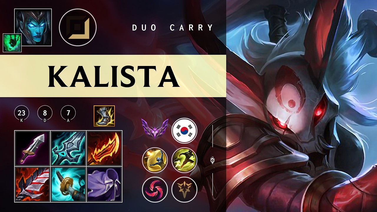 Kalista ADC vs Sivir - KR Master Patch 26.03