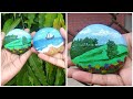 Stone Painting || pebble painting || rock painting || acrylic painting on stone