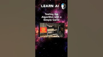 Testing the Algorithm with a Simple Game #ai #artificialintelligence #machinelearning #aiagent