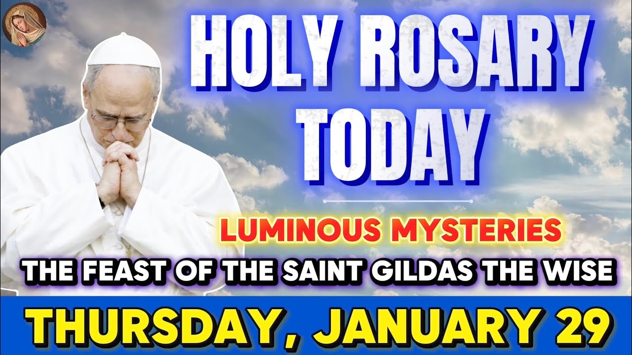  HOLY ROSARY TODAY ❤️ THURSDAY,  JANUARY 29, 2026 🌹 LUMINOUS MYSTERIES | DAILY HOLY ROSARY