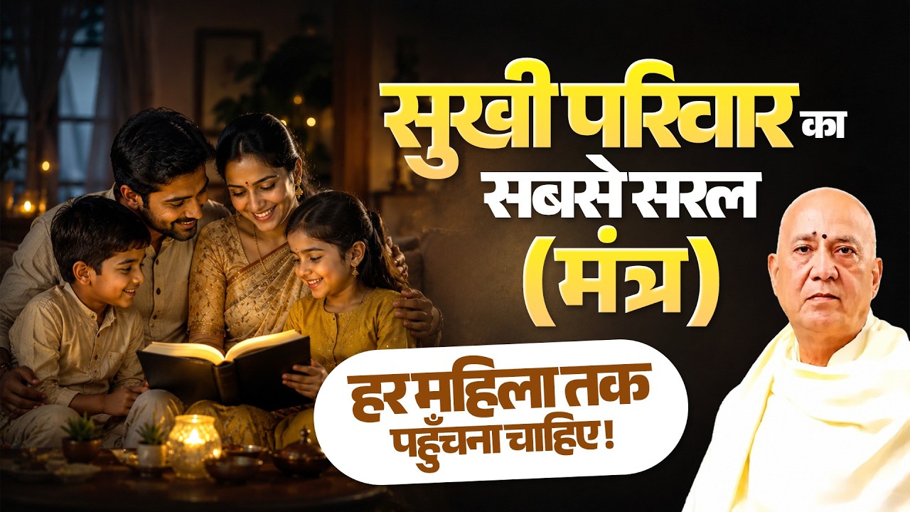 सुखी परिवार का सबसे सरल मंत्र | हर महिला तक पहुँचना चाहिए || Vijay Kaushal Ji Maharaj