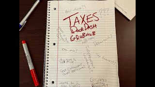 Step By Step, Calculating My DoorDash (1099) Taxes.