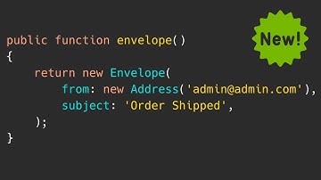 New in Laravel 9.35: Alternate New Mailable Syntax