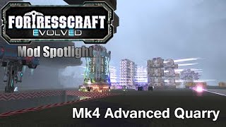 FortressCraft Evolved Mod Spotlight : Mk4 Quarry
